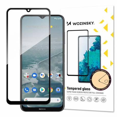 Wozinsky Super Wytrzymałe Szkło Hartowane Full Glue Na Cały Ekran Z Ramką Case Friendly Nokia G20 Czarny