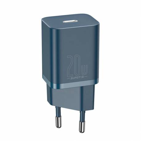 Baseus Super Si 1C Szybka Ładowarka Usb Typ C 20 W Power Delivery Niebieski (Ccsup-B03)