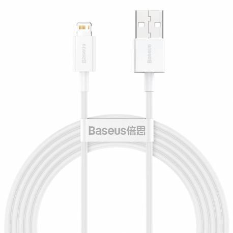 Baseus Superior Kabel Usb - Lightning 2,4A 2 M Biały (Calys-C02)