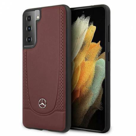 Etui Mercedes Urban Line Na Samsung Galaxy S21+ - Czerwone