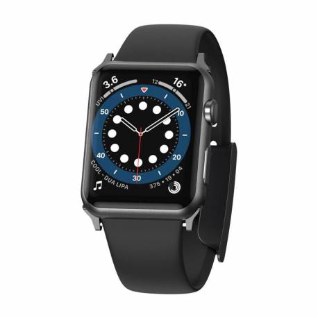Baseus Slip-Thru Pasek Opaska Bransoleta Do Apple Watch 3/4/5/6/se 38Mm/40Mm Czarny (Lbwse-01)