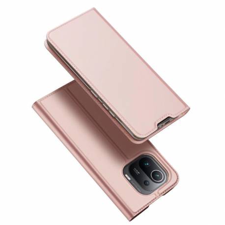 Dux Ducis Skin Pro Kabura Etui Pokrowiec Z Klapką Xiaomi Mi 11 Pro Różowy