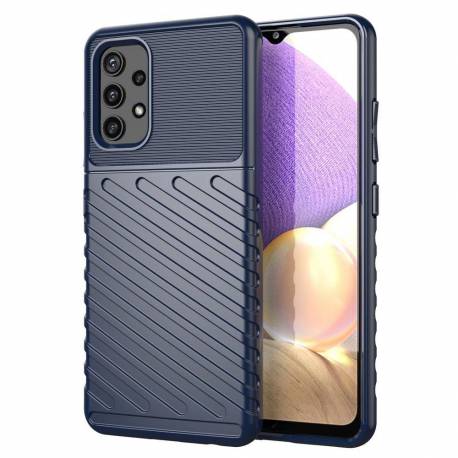 Thunder Case Elastyczne Pancerne Etui Pokrowiec Samsung Galaxy A72 4G Niebieski