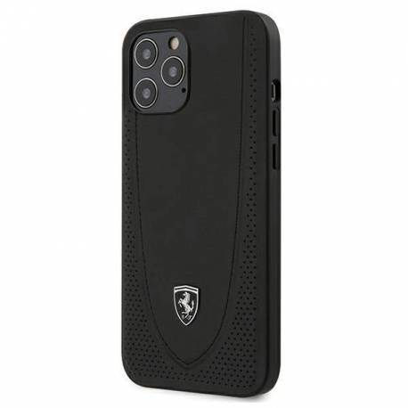 Etui Ferrari Off Track Perforated Na Iphone 12 Pro Max - Czarne