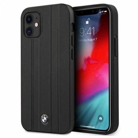 Etui Bmw Signature Tire Marks Na Iphone 12 Mini - Czarne