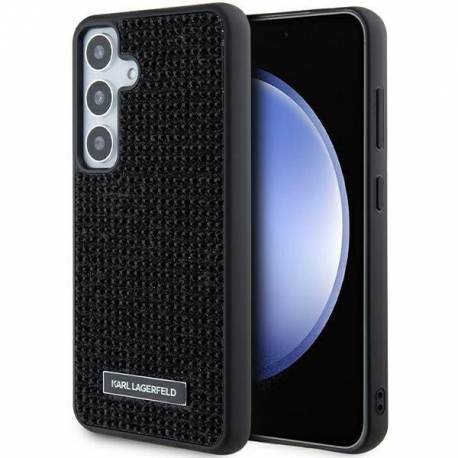 Etui Karl Lagerfeld Rhinestone Metal Logo Na Samsung Galaxy S24+ - Czarne