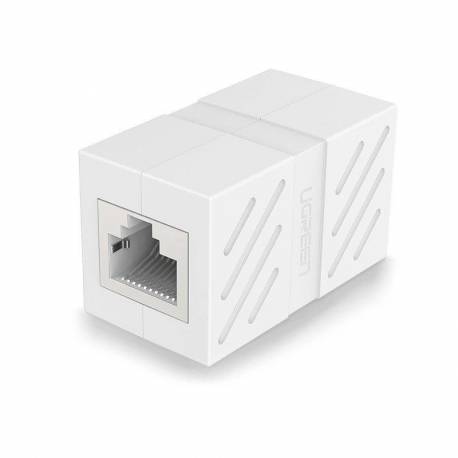 Ugreen Złączka Łącznik Kabli Sieciowych Złączka Sieciowa Rj45 Biały (Nw114 20311)