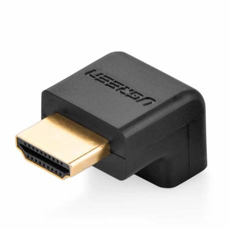Ugreen Adapter Łącznik Kątowy Hdmi Dolny Czarny (20109)