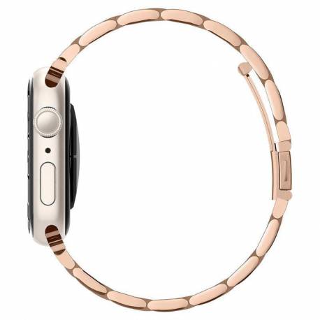 Pasek Spigen Modern Fit Band Na Apple Watch 4/5/6/7/8/se (38/40/41 Mm) - Różowo-Złoty