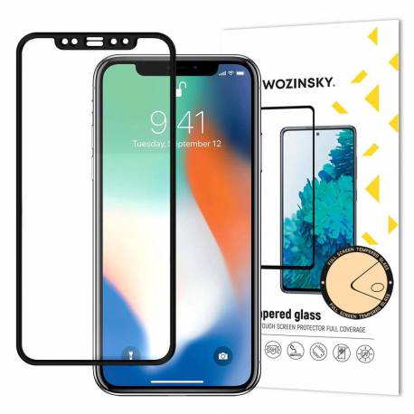 Wozinsky Super Wytrzymałe Szkło Hartowane Full Glue Na Cały Ekran Z Ramką Case Friendly Apple Iphone 11 Pro Max / Iphone Xs Max 