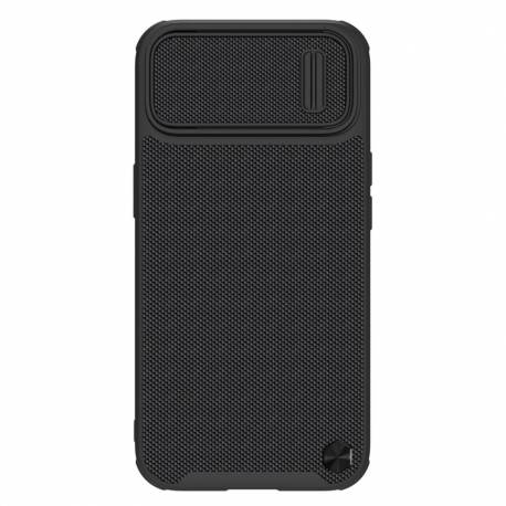 Nillkin Textured S Magnetic Case etui iPhone 14 Plus pokrowiec MagSafe z osłoną na aparat czarny