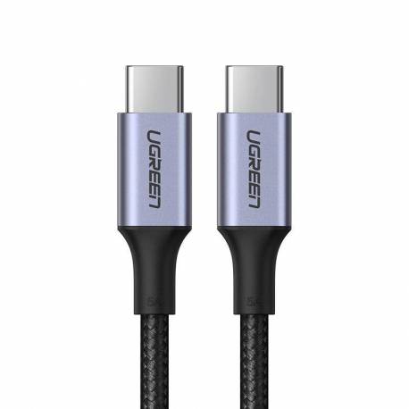 Ugreen Kabel Przewód Usb Typ C - Usb Typ C 5 A 100 W Power Delivery Quick Charge 3.0 Fcp 480 Mbps 2 M Czarny (70429 Us316)