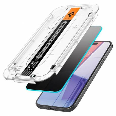 Szkło Hartowane Spigen Glas.tr ”Ez Fit” 2-Pack Iphone 15 Privacy