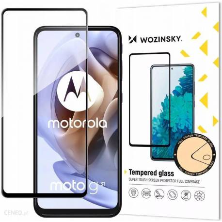 Wozinsky Full Glue szkło hartowane Moto G51 na cały ekran z ramką czarny