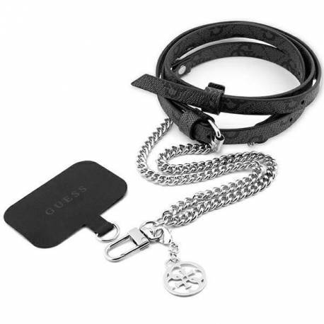 Pasek Do Telefonu Guess 4G Chain Cbdy Strap - Czarny