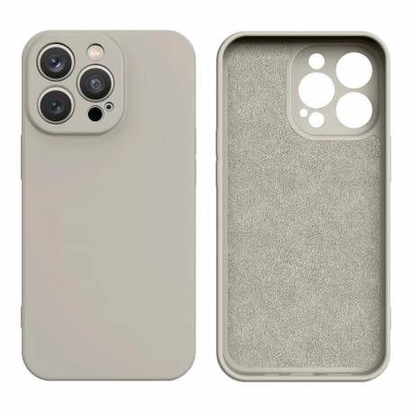 Silicone Case Etui Samsung Galaxy A14 5G / Galaxy A14 Silikonowy Pokrowiec Beżowe