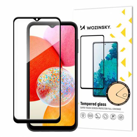 Szkło Hartowane Wozinsky Full Glue Z Czarną Ramką Do Samsung A15 / A15 5G