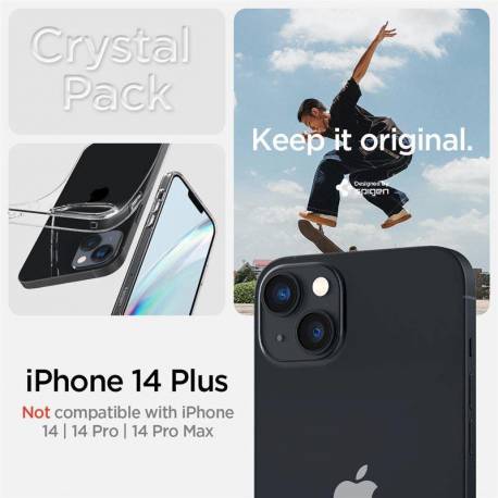SPIGEN CRYSTAL PACK IPHONE 14 PLUS CRYSTAL CLEAR