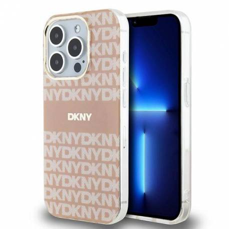 Etui Dkny Iml Mono & Stripe Magsafe Na Iphone 15 Pro - Różowe