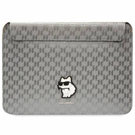 Karl Lagerfeld Sleeve KLCS14SAKHPCG 14" srebrny/silver Saffiano Monogram Choupette