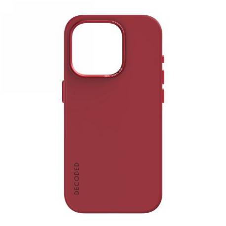 Etui Decoded Silicone Case Silikonowe Z Magsafe Do Iphone 15 Pro - Czerwone