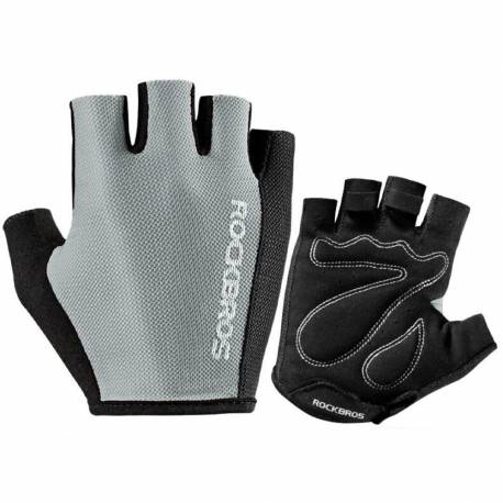 Rękawiczki Rowerowe Rockbros S099Gr Rozmiar L - Szare