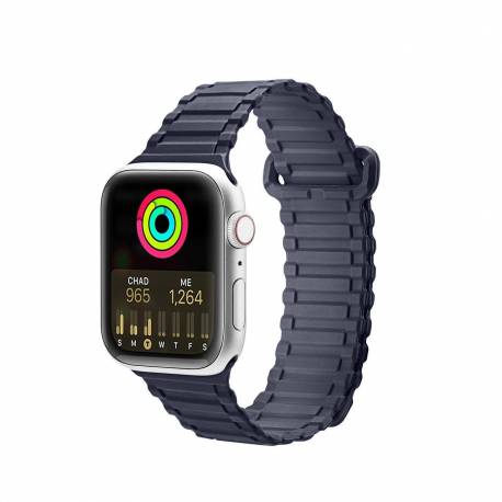 Dux Ducis Strap (Armor Version) pasek Apple Watch SE, 8, 7, 6, 5, 4, 3, 2, 1 (41, 40, 38 mm) silikonowa magnetyczna opaska brans