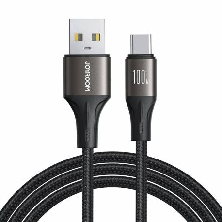 Kabel Joyroom Light-Speed Series Sa25-Ac6 Usb-A / Usb-C Szybki Transfer 100W 1.2M - Czarny