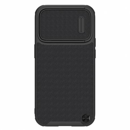 Nillkin Textured S Magnetic Case etui iPhone 14 Pro pokrowiec MagSafe z osłoną na aparat czarny