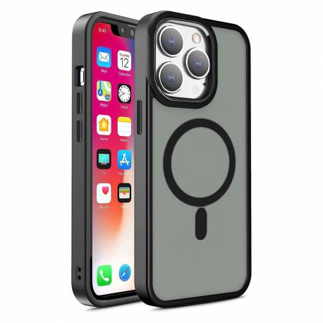 Magnetyczne Etui Z Magsafe Color Matte Case Do Iphone 15 Pro Max - Czarne