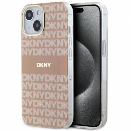 Etui Dkny Iml Mono & Stripe Magsafe Na Iphone 15 / 14 / 13 - Różowe