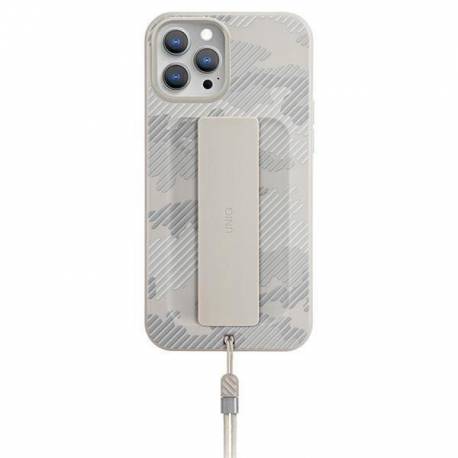 UNIQ etui Heldro iPhone 12 Pro Max 6,7" beżowy moro/ivory camo Antimicrobial