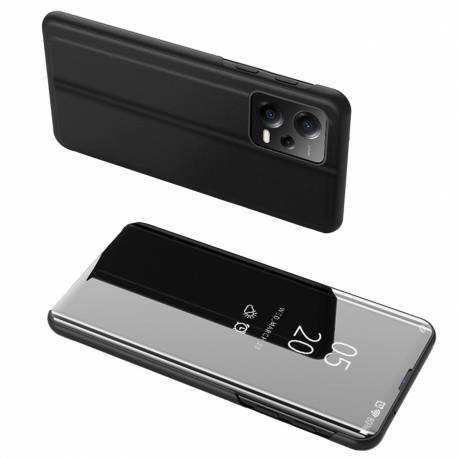Clear View Case Etui Do Xiaomi Redmi Note 12 Pro / Poco X5 Pro 5G Pokrowiec Z Klapką Czarne