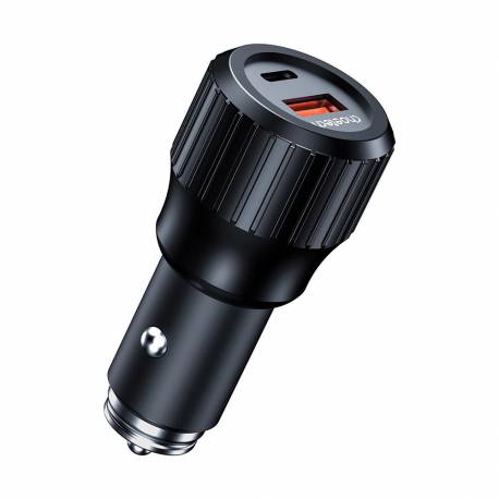 Ładowarka Samochodowa Choetech Tc0010 Usb-C Usb-A Pd 63W - Czarna