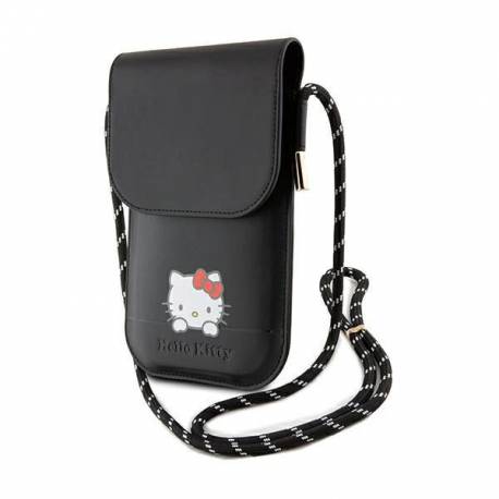 Torebka Hello Kitty Leather Daydreaming Cord - Czarna