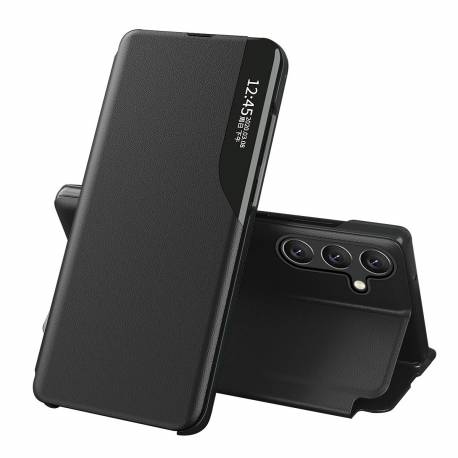 Eco Leather View Case Etui Samsung Galaxy A54 5G Z Klapką Podstawka Czarne