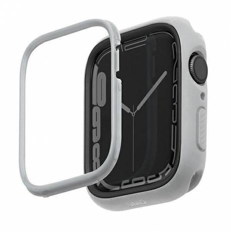UNIQ etui Moduo Apple Watch Series 4/5/6/7/8/SE 44/45mm kredowy-szary/chalk-grey