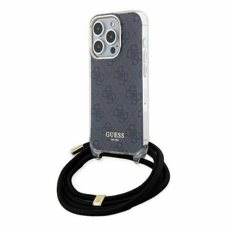 Etui Guess Crossbody Cord 4G Print Na Iphone 15 Pro - Czarne