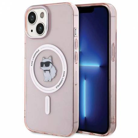 Etui Karl Lagerfeld Iml Choupette Magsafe Na Iphone 15 - Różowe