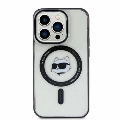Etui Karl Lagerfeld Iml Choupette's Head Magsafe Do Iphone 15 Plus - Przezroczyste