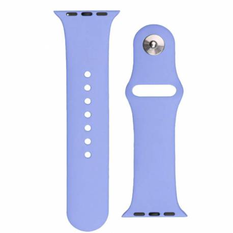 Silicone Strap APS silikonowa opaska do Watch 8 / 7 / 6 / 5 / 4 / 3 / 2 / SE (41 / 40 / 38mm) pasek bransoleta do zegarka fiolet