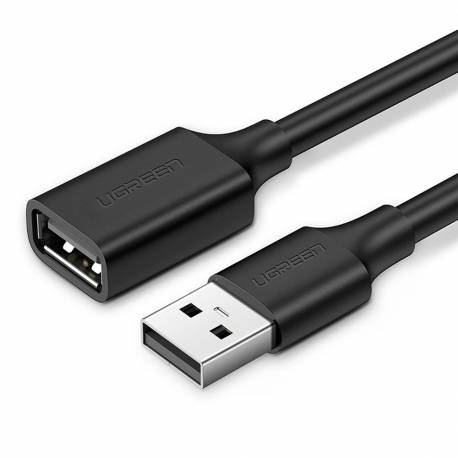 Ugreen Przedłużka Adapter Usb 2.0 0,5M Czarny (Us103)