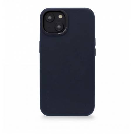 Etui Decoded Leather Back Cover Skórzane Z Magsafe Do Iphone 14 Plus - Granatowe