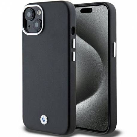 Etui Bmw Signature Wrapped Metal Magsafe Na Iphone 15 / 14 / 13 - Czarne
