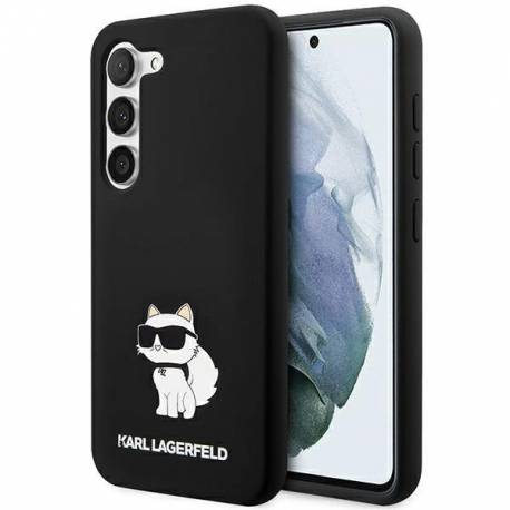 Etui Karl Lagerfeld Silicone Choupette Na Samsung Galaxy S24 - Czarne