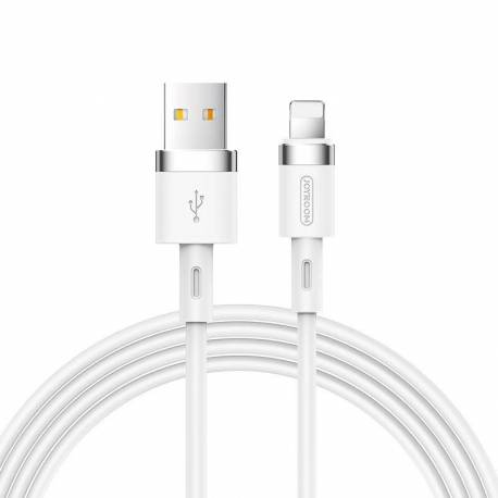 Joyroom S-1224N2 Silicone Data cable USB-A to Lightning 1.2M White