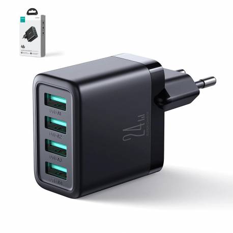 Ładowarka Sieciowa Joyroom Jr-Tcn03 4Xusb-A 24W 4.8A - Czarna