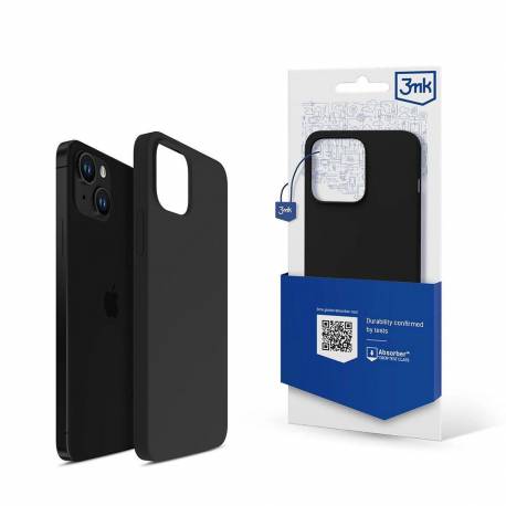 Etui iPhone 14 silikonowe z serii 3mk Silicone Case - czarne