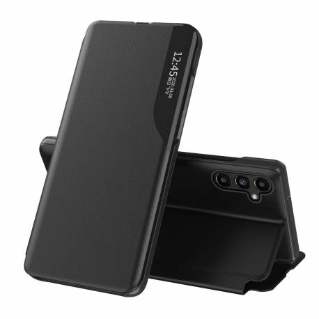 Eco Leather View Case Etui Do Samsung Galaxy A14 Z Klapką Podstawka Czarne