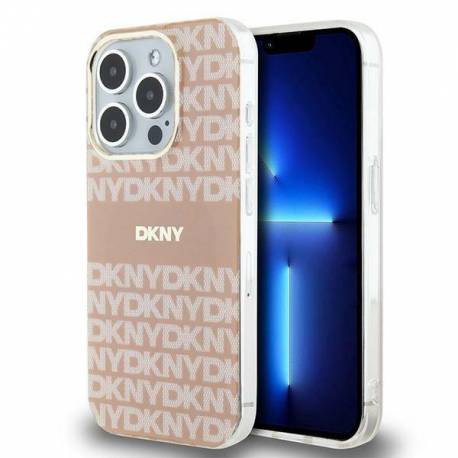 Etui Dkny Iml Mono & Stripe Magsafe Na Iphone 14 Pro Max - Różowe